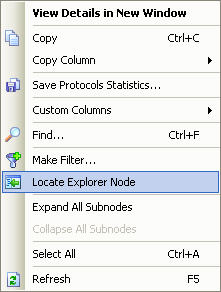 Locate Explorer Node